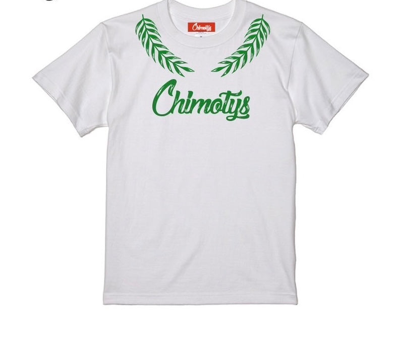 CHIMOTYS Tシャツ WHITE✖️GREEN